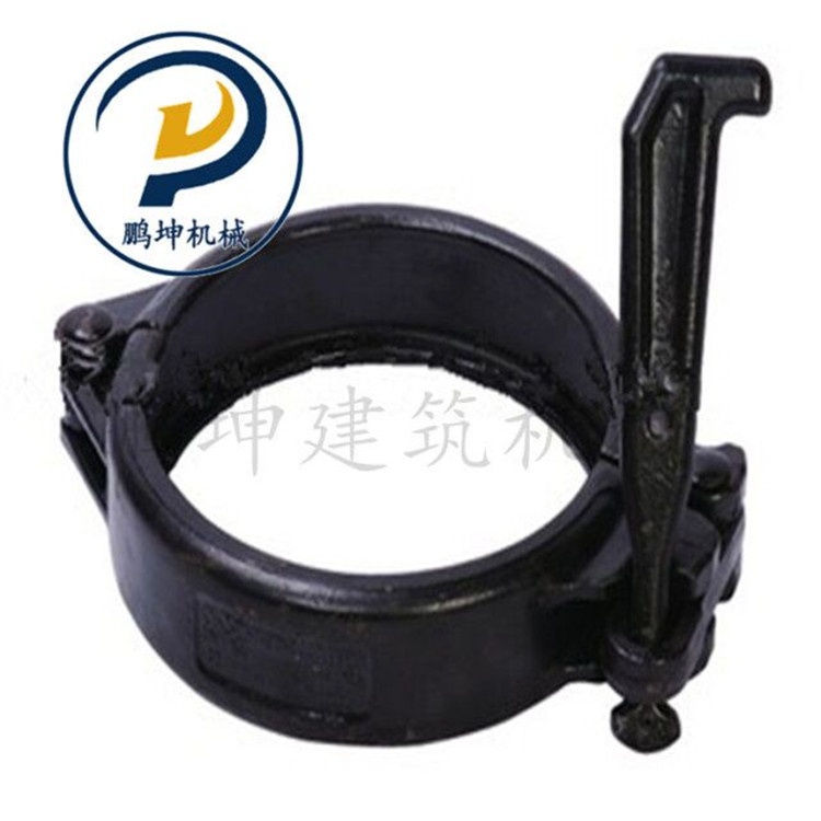 concrete pump clamp with wedge