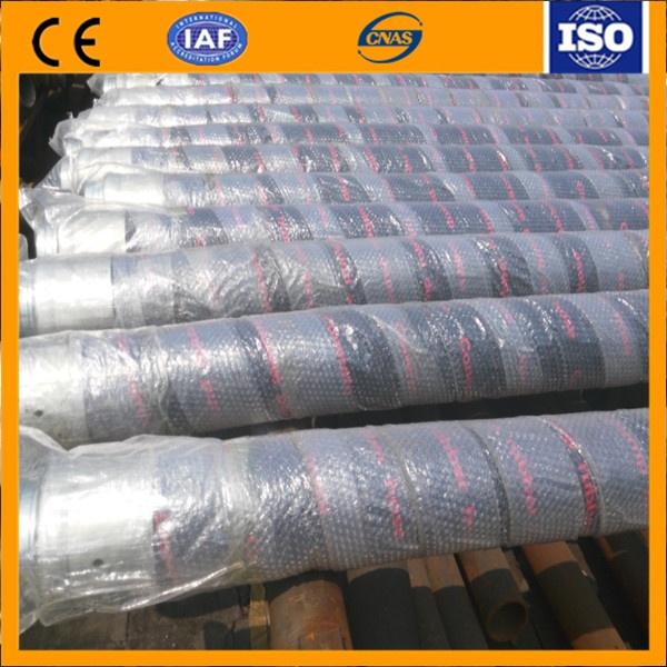 concrete pump rubber hose with 4 layer wire steel