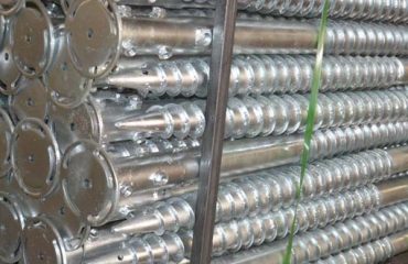 Steel Screw Pile With Flange