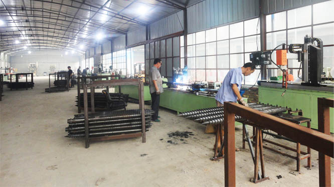 ground screw piles production shop