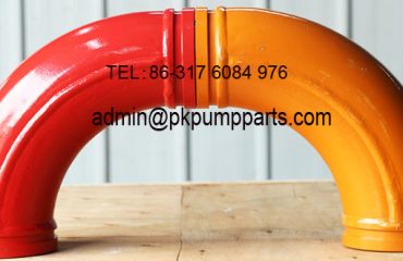 concrete pump pipe fitting 90 degree elbow