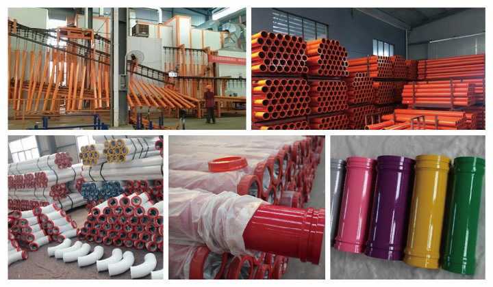 30degree 45degree 60degree 90degree Concrete Pump Pipe Bending for Sale