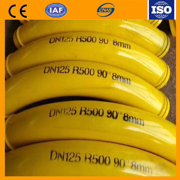 DN125 R500 90D concrete pump bend