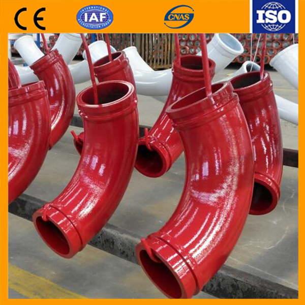 DN125*R500*45D concrete pump bend