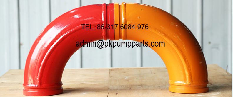 concrete pump pipe fitting 90 degree elbow