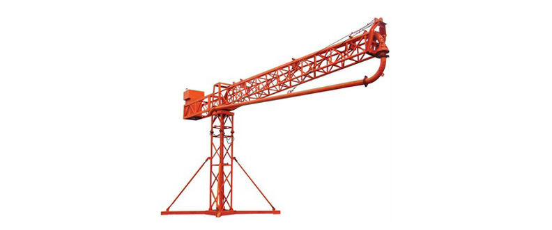 Electric spider concrete placing boom